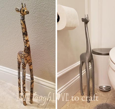 powder-room-decor-silver-giraffe-whimsy